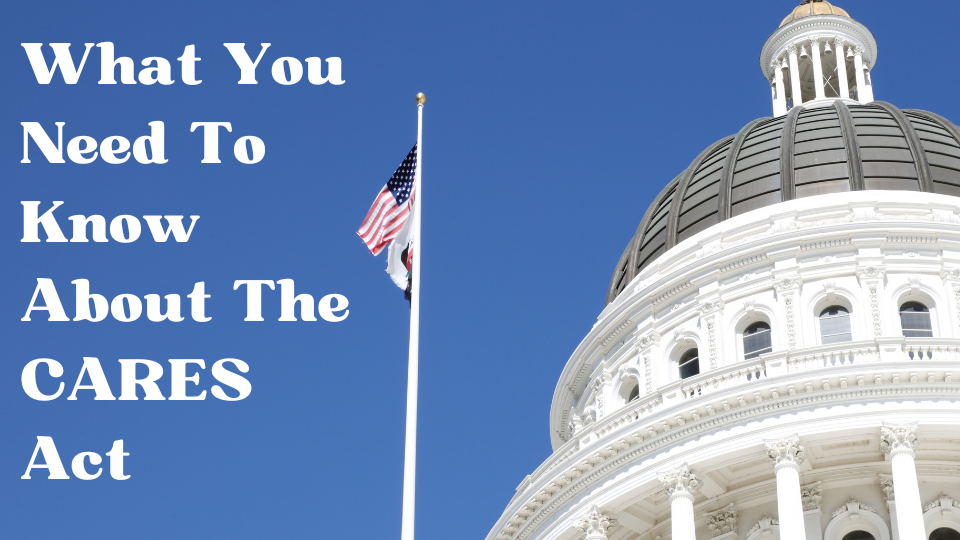 The U.S. Capitol building with an American flag and text reading 